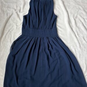 YA Los Angeles Navy Blue Sleeveless Dress